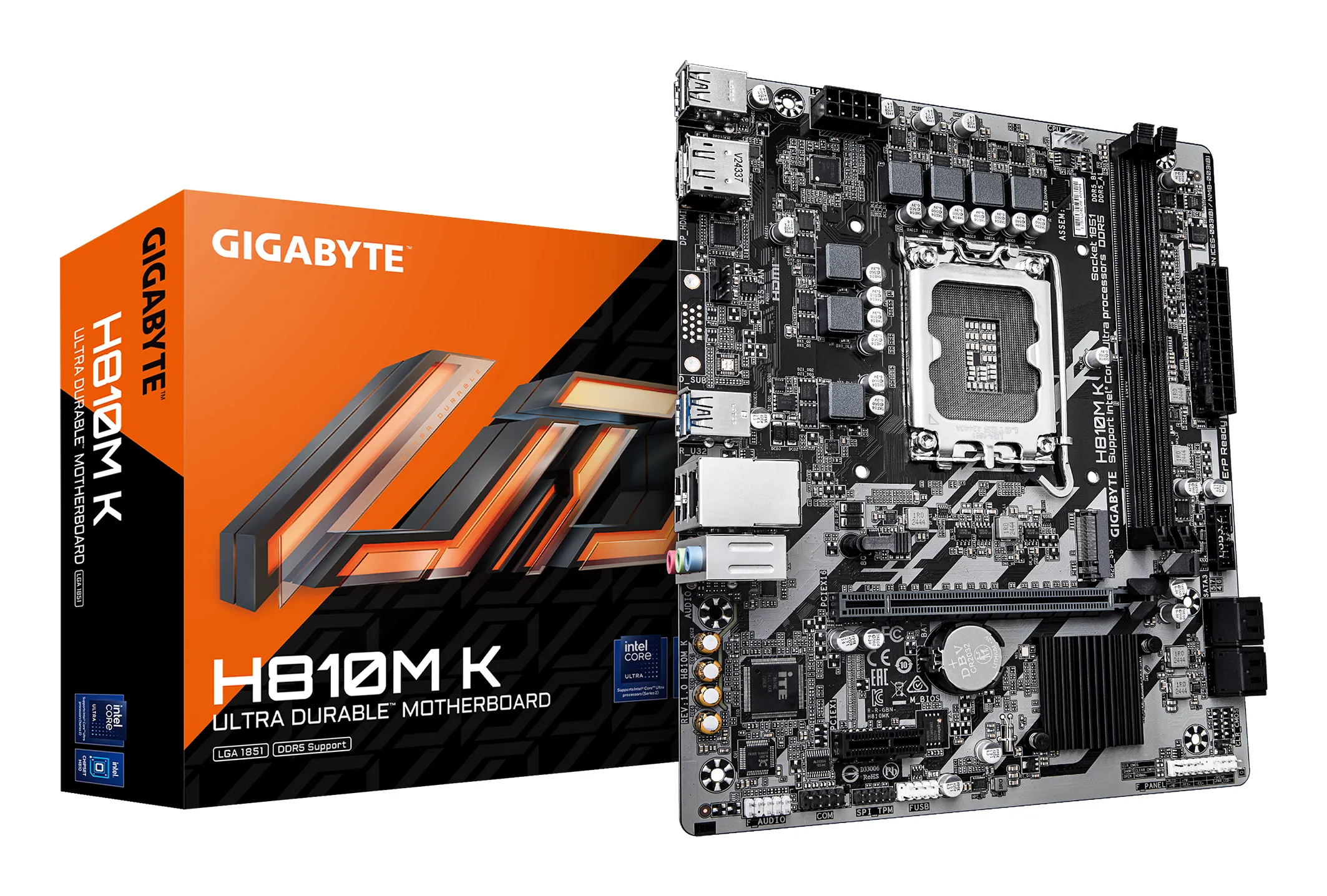 Gigabyte H810M K LGA1851 mATX-emolevy