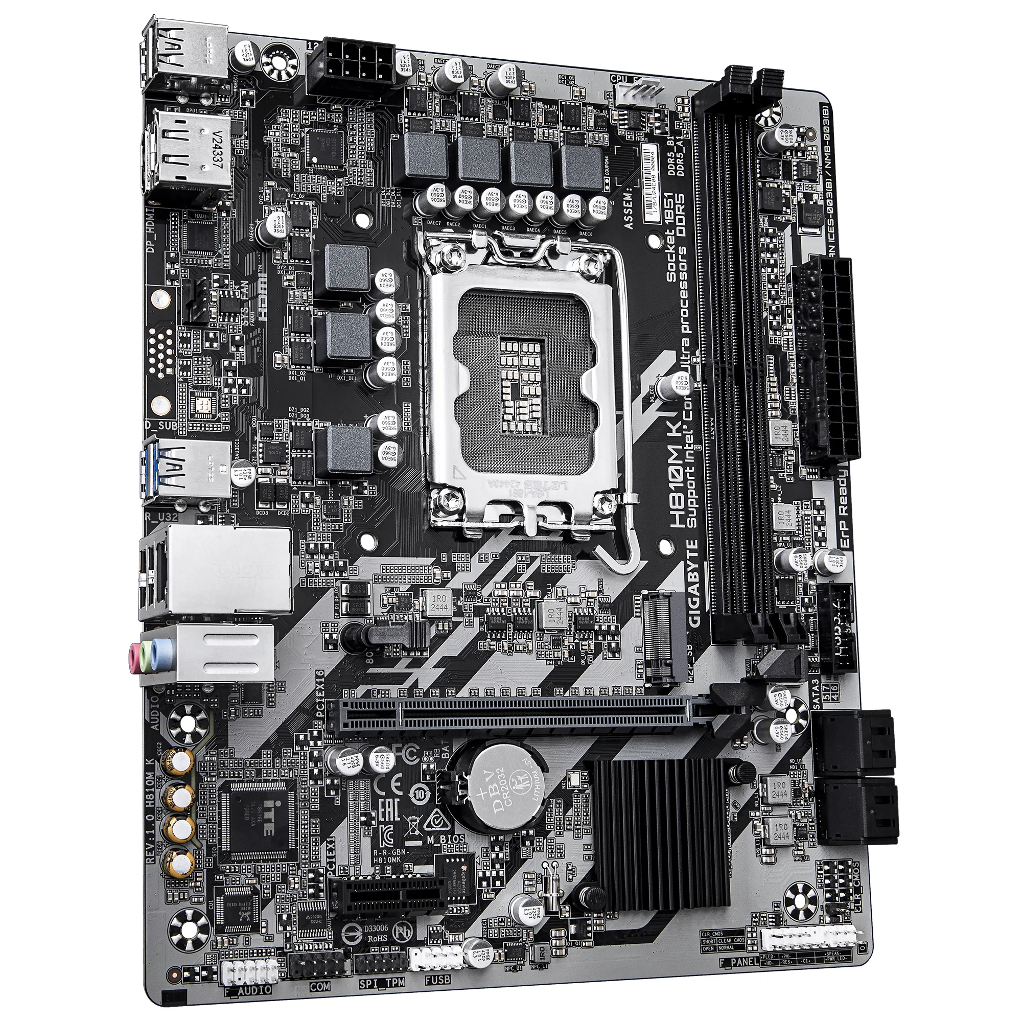Gigabyte H810M K LGA1851 mATX-emolevy