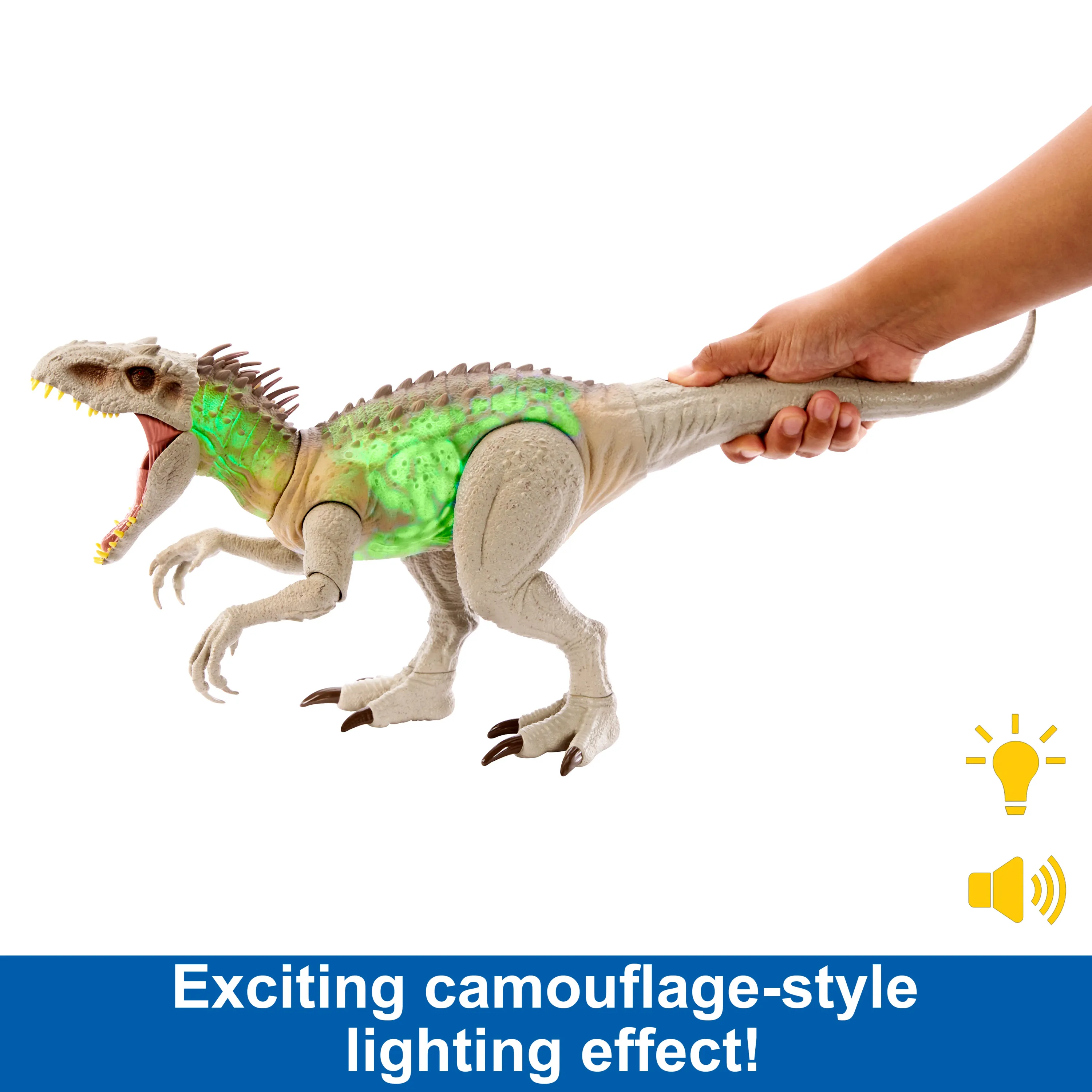 Mattel Jurassic World NEW Feature Indominus Rex mini-doll figure