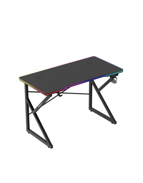 HUZARO Hero 1.7 RGB Gaming Desk, Black, 120 x 60 cm