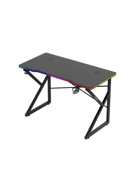 HUZARO Hero 1.7 RGB Gaming Desk, Black, 120 x 60 cm