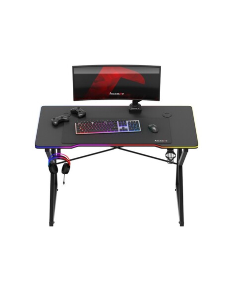 HUZARO Hero 1.7 RGB Gaming Desk, Black, 120 x 60 cm