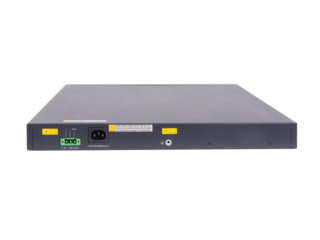 HPE 5120-24G-PoE 370 W SI (Comware OS Standard Image) Switch 24 10/100/1000T ports with 802.3af PoE (15,4W/port) + 4 SFP ports. IRF tuettuna vain Gigabit-nopeud