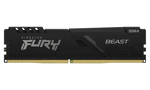 Kingston FURY Beast 16 GB (1 x 16 GB) DDR4 3200 MHz, 1Gx8, CL16 - minne, Svart