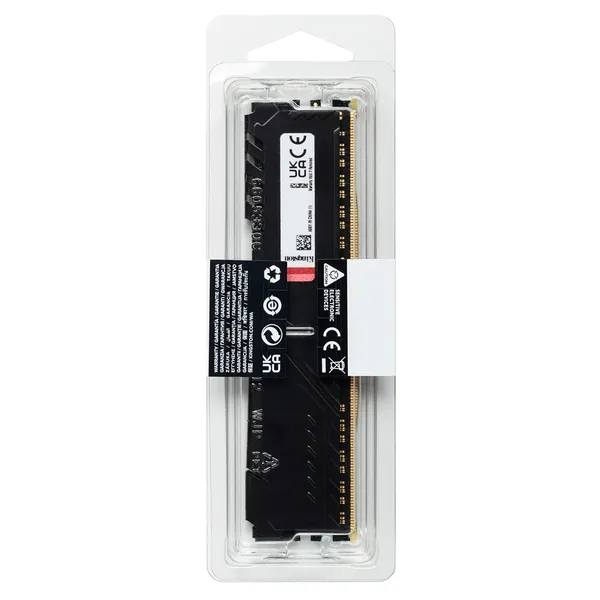 Kingston FURY Beast 16GB (1 x 16GB) DDR4 3200 MHz, 1Gx8, CL16 - memory, Black