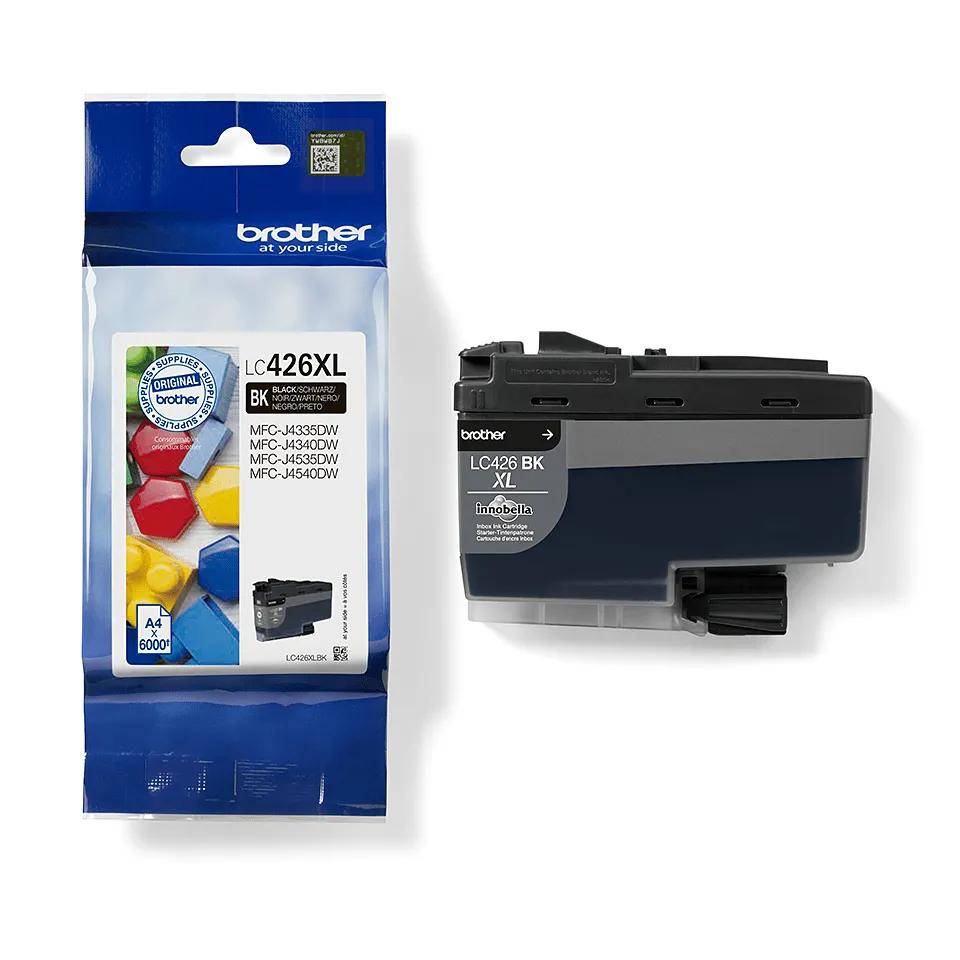Brother LC428XLBKP ink cartridge, 36.5 ml, Black