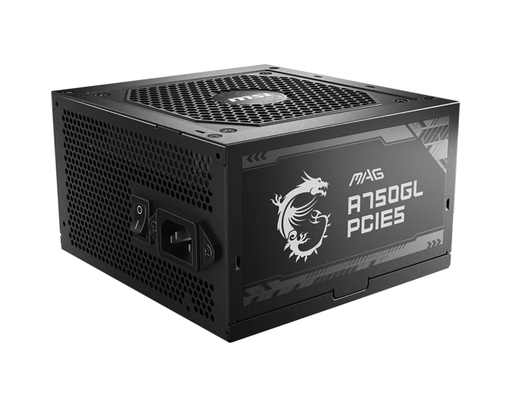 MSI MAG A750GL PCIE5 II 750 W - power supply, 80 Plus Gold
