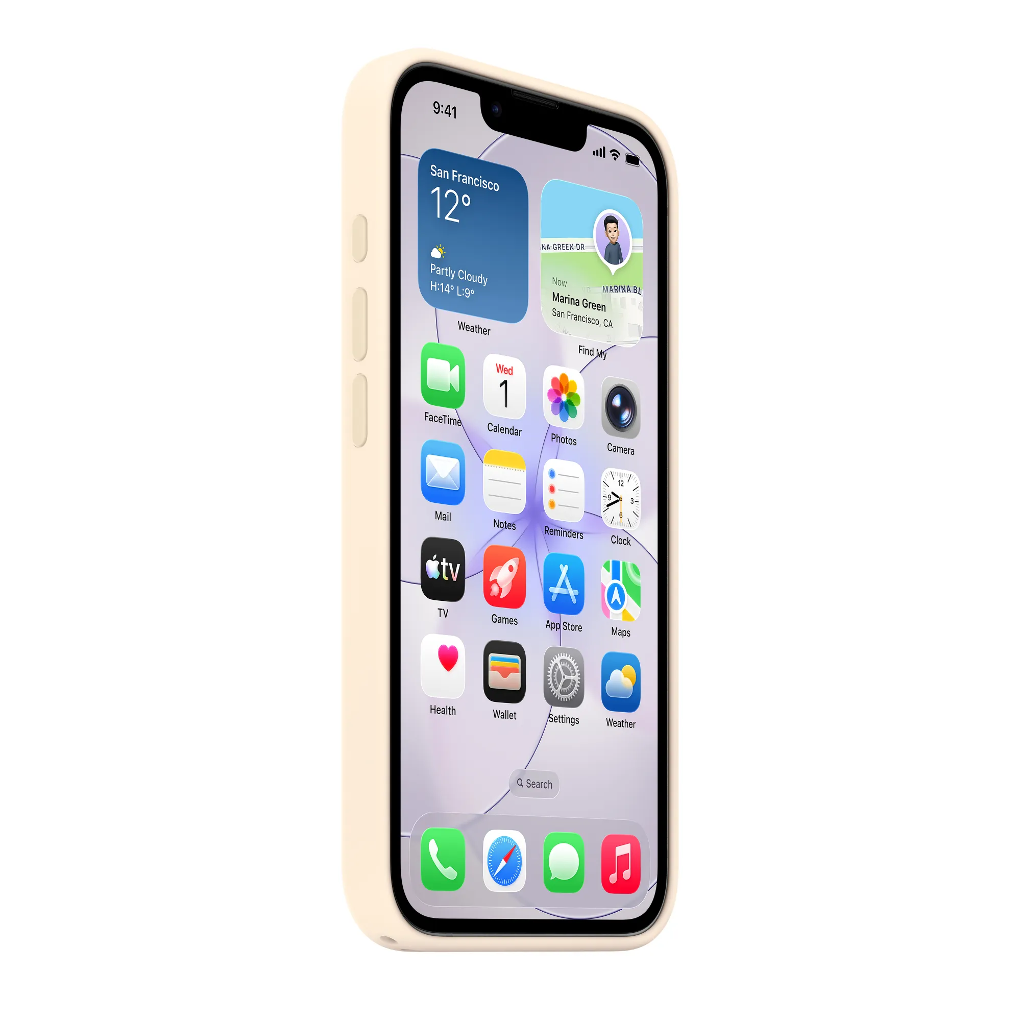 Apple iPhone 17e Silicone Case with MagSafe, Vanilla