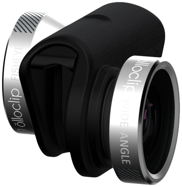 Olloclip 4-IN-1 for all iPhone 6 Fisheye, W-Angle, 2xMacro - Silver Lens/B.Clip