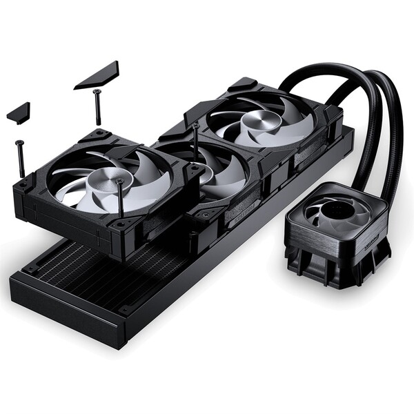 Phanteks Glacier One 420D30 DRGB AIO - liquid cooler, Black