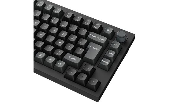 Keychron Q1 Ultra 8K -langaton mekaaninen pelin&auml;pp&auml;imist&ouml;, Keychron Silk POM Brown, musta
