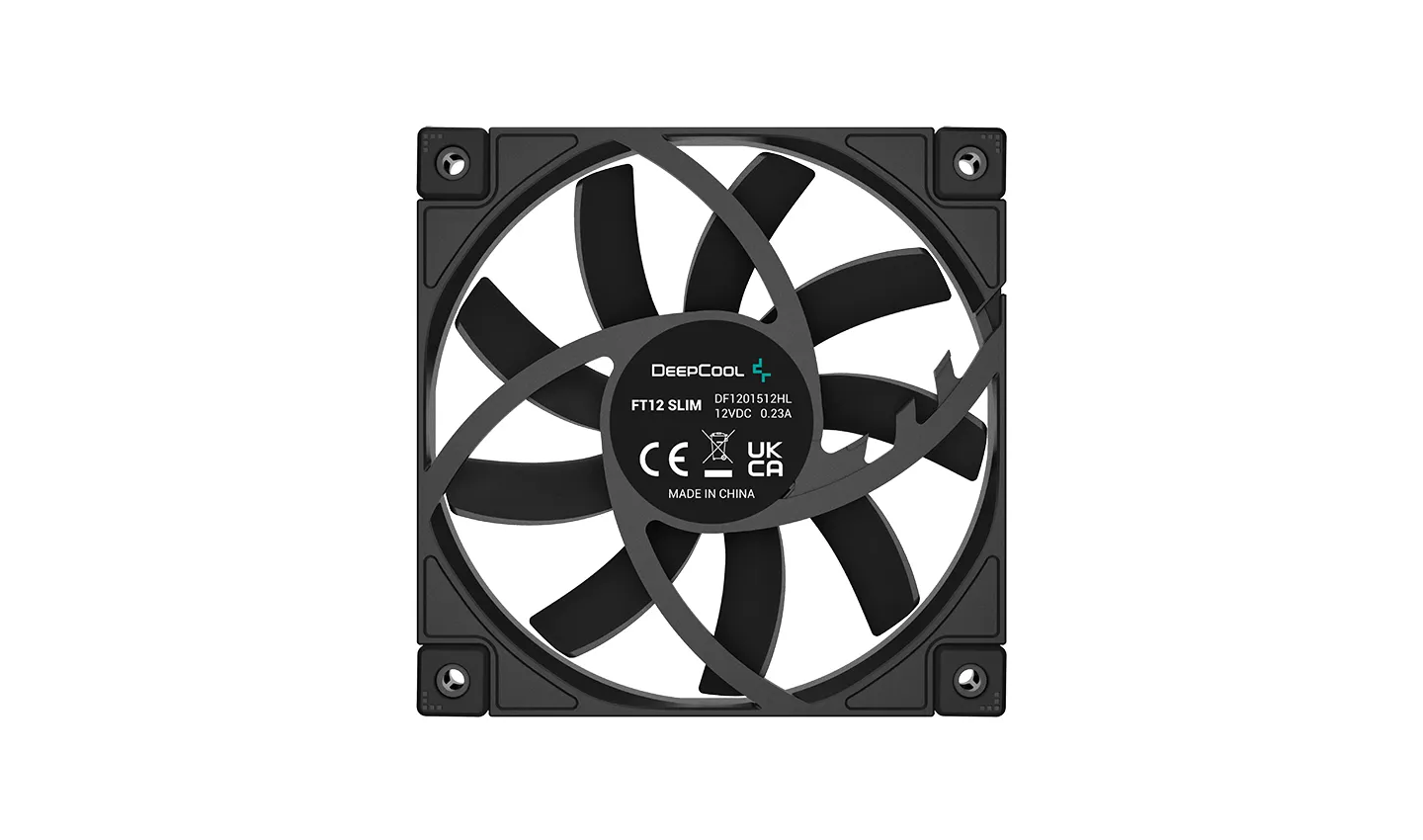 Deepcool FT12 Slim 120mm - case fan, Black
