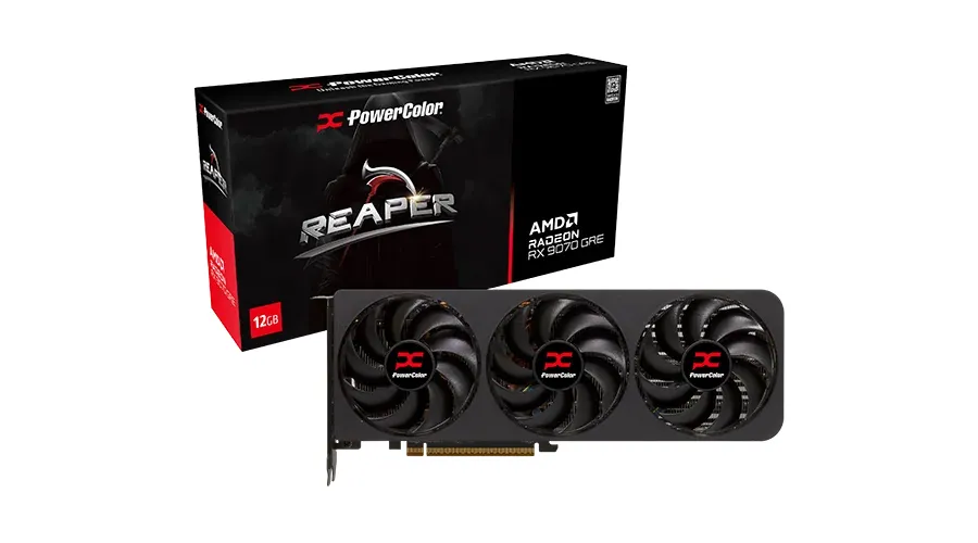 PowerColor Radeon RX 9070 GRE Reaper OC 12GB Graphics Card