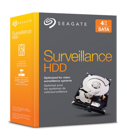 Seagate 4TB Surveillance, 3.5", SATA, 5900rpm, 64MB - HDD- levy