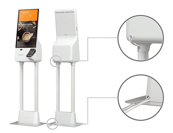 Samsung STN-KM24A | Fixed | VESA | Max | Valkoinen | Kiosk
