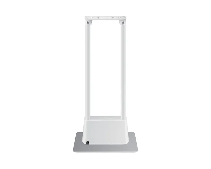 Samsung STN-KM24CXEN Floor-standing Fixed Kiosk Stand for KM24A 24-inch, White