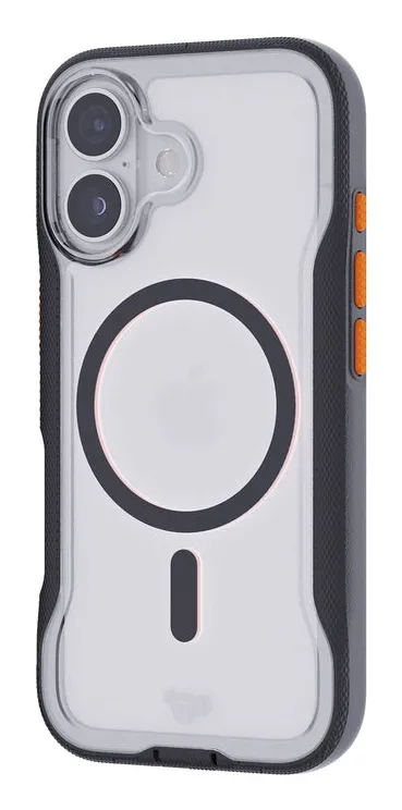 Tech21 Evo Pro MagSafe fodral f&ouml;r iPhone 17, Clear/Black