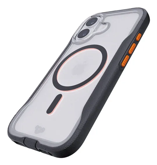 Tech21 Evo Pro MagSafe fodral f&ouml;r iPhone 17, Clear/Black