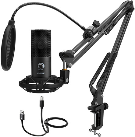 FIFINE T669, USB, Condenser Microphone, Black