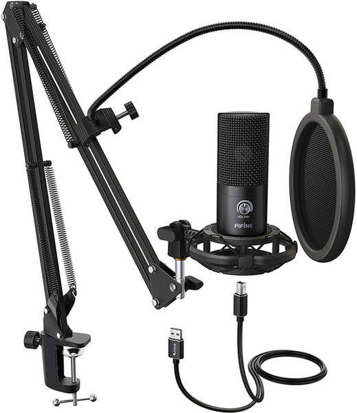 FIFINE T669, USB, Condenser Microphone, Black