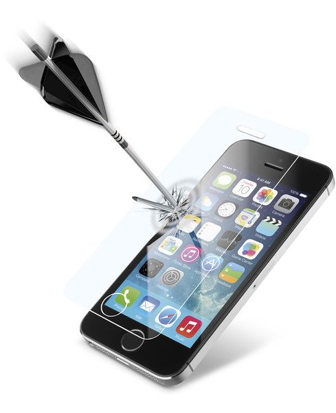 CELLULARLINE ANTI-SHOCK TEMPERED GLASS IPHONE 5S