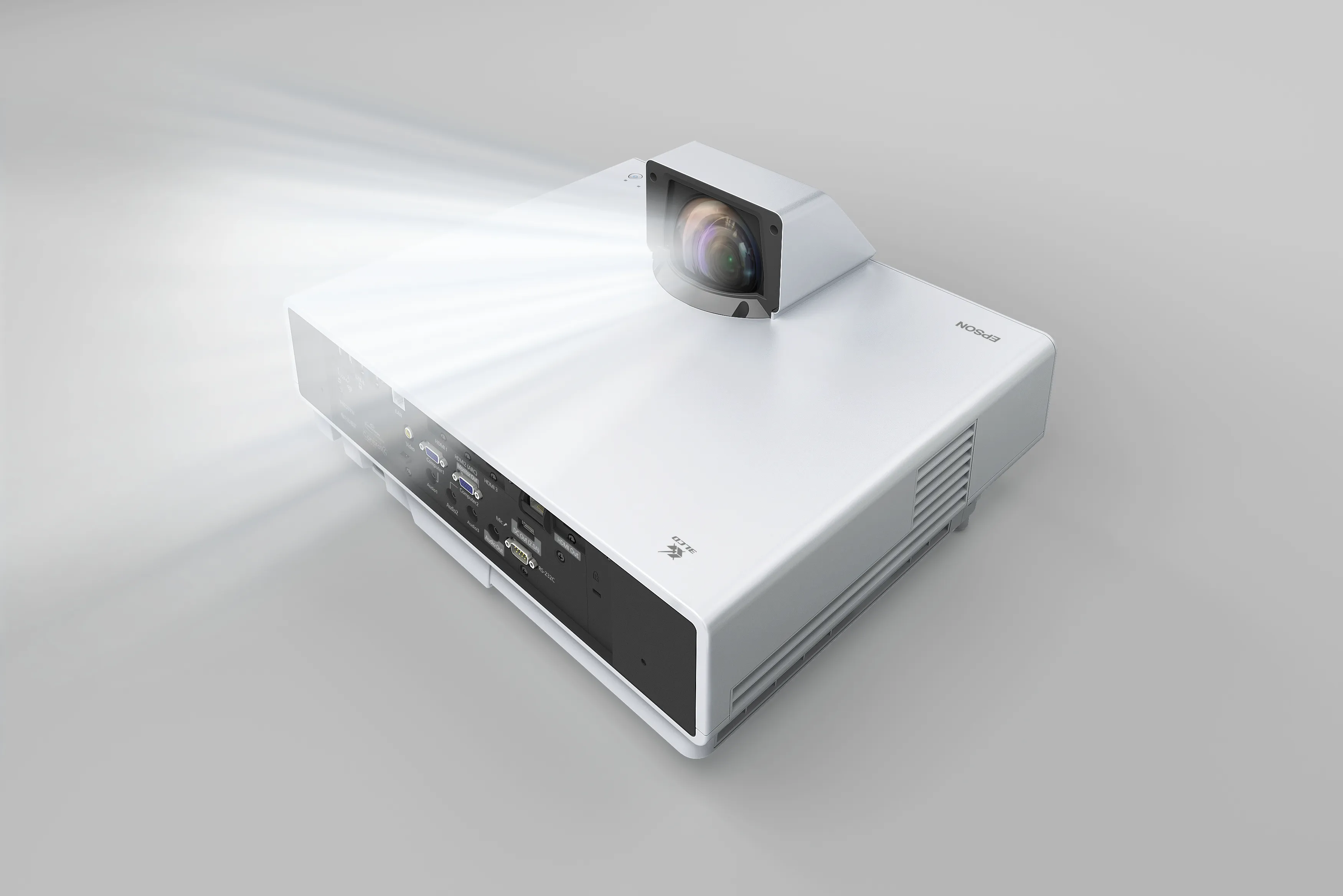 Epson EB-800F Ultra-Short Throw 3LCD Full HD 5000 ANSI lm -laserprojektori, valkoinen