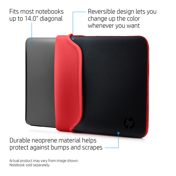 HP 35,56cm 14.0inch Notebook Sleeve Black/Red
