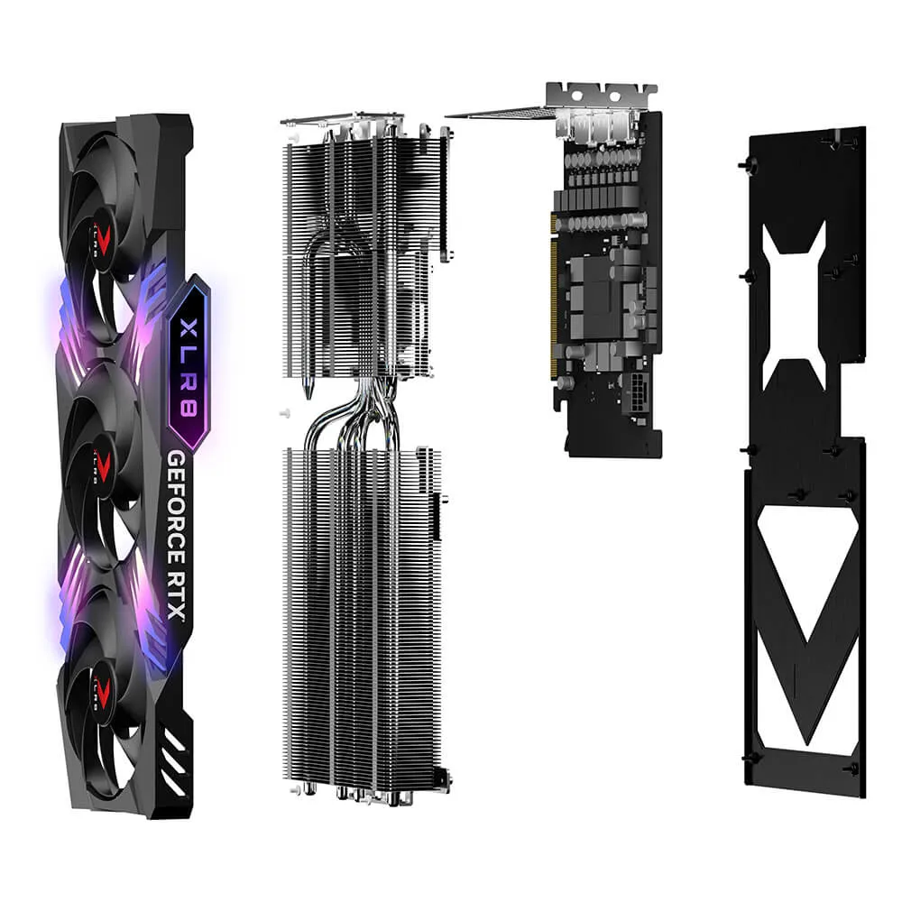 PNY GeForce RTX 4070 Ti SUPER 16GB XLR8 Gaming Verto Epic-X RGB OC Triple Fan - graphics card