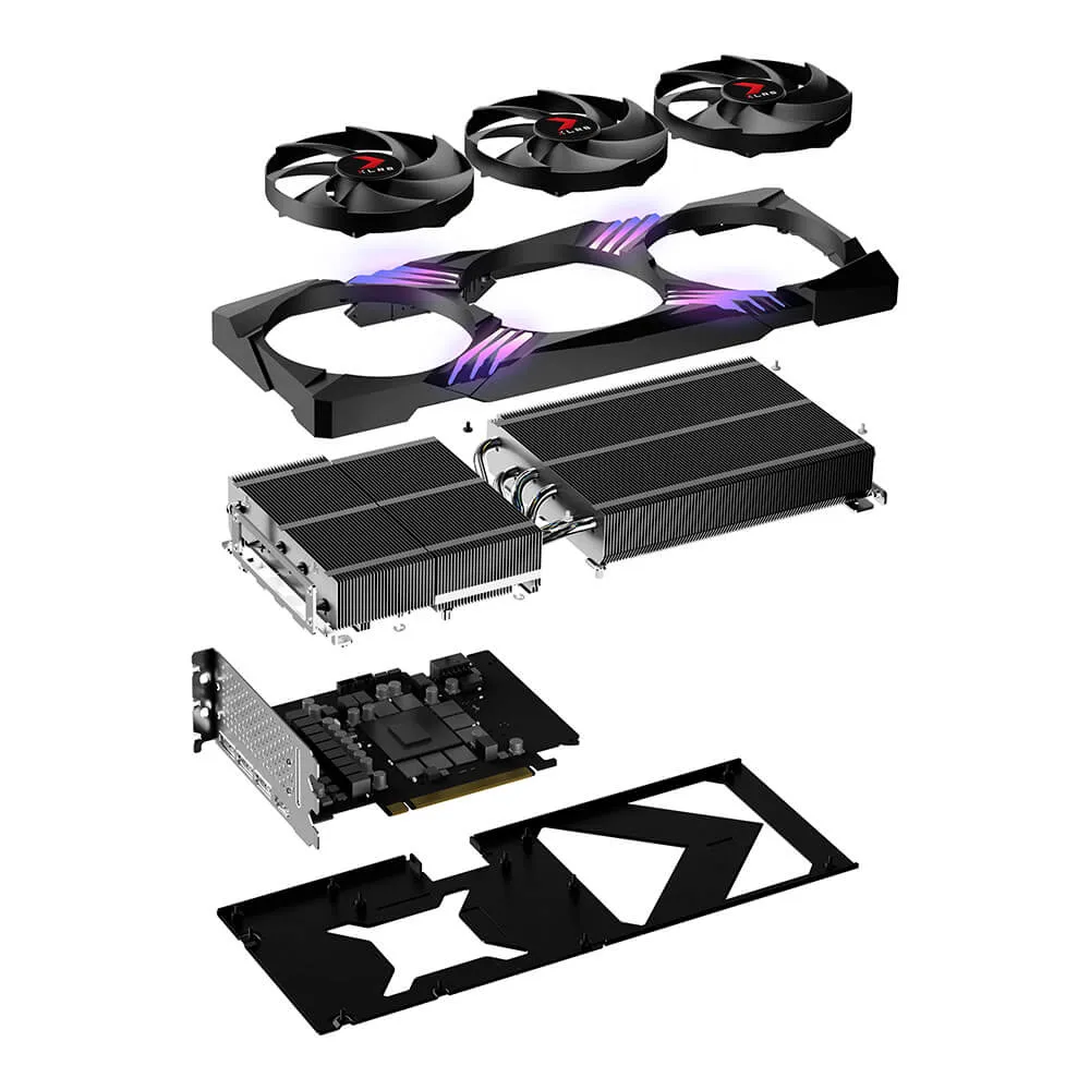 PNY GeForce RTX 4070 Ti SUPER 16GB XLR8 Gaming Verto Epic-X RGB OC Triple Fan - graphics card