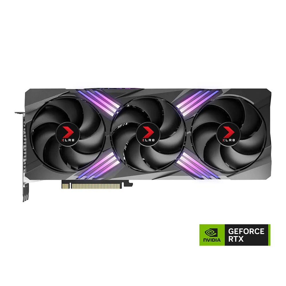PNY GeForce RTX 4070 Ti SUPER 16GB XLR8 Gaming Verto Epic-X RGB OC Triple Fan - graphics card