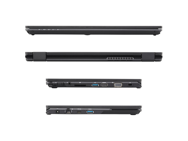 FUJITSU 12.5&quot; LIFEBOOK P727, 256GB SSD, Win 10 Pro - Notebook, Black