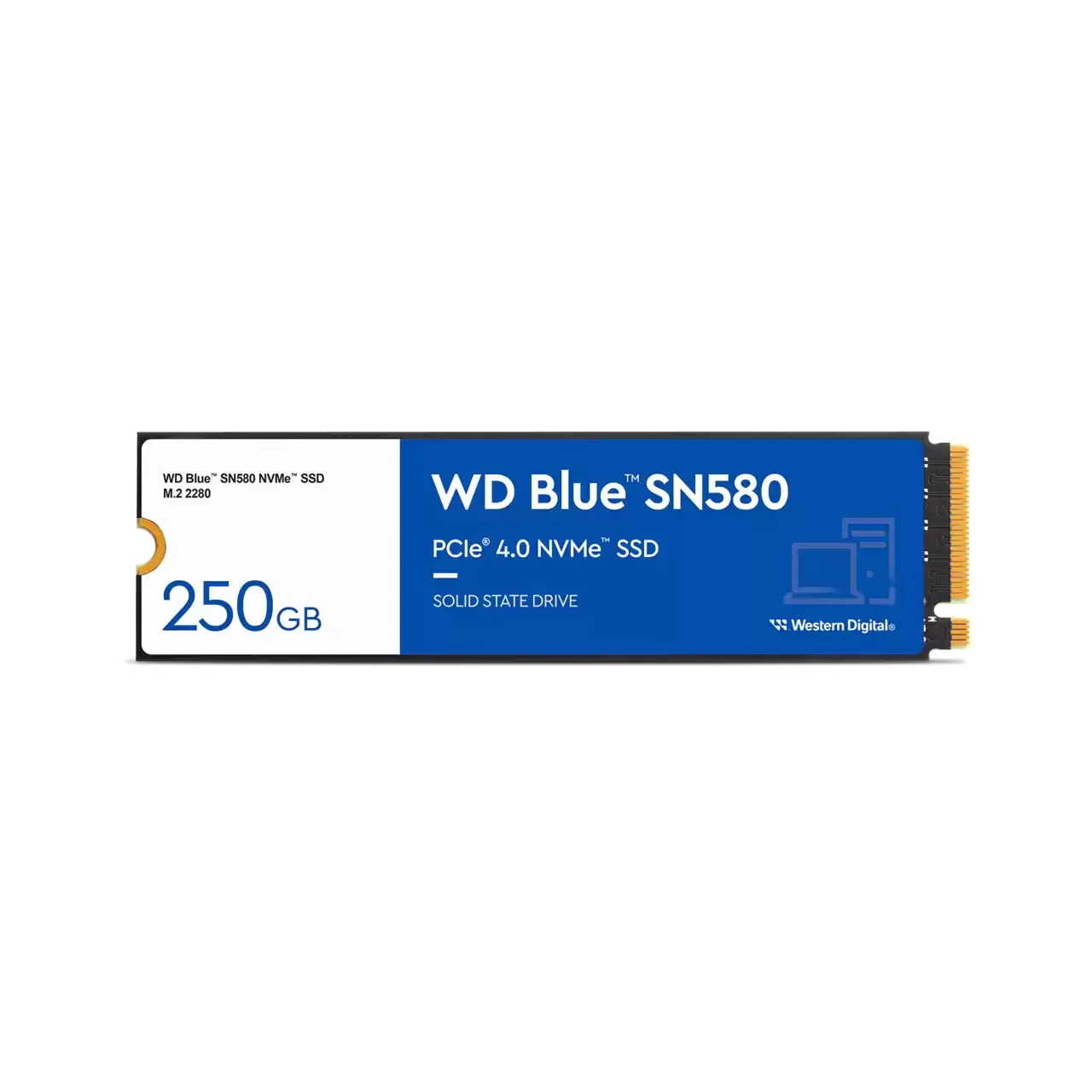 WD Blue SN580 2 TB, PCIe 4.0, M.2 - SSD