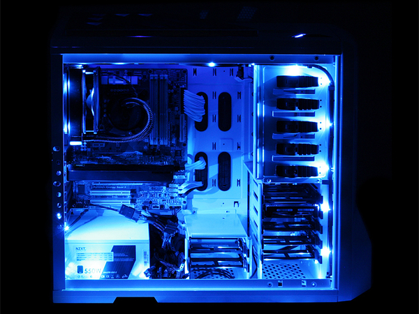 NZXT Sleeved LED Kit Cable 2M Blue