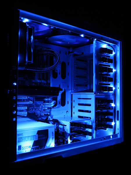 NZXT Sleeved LED Kit Cable 2M Blue