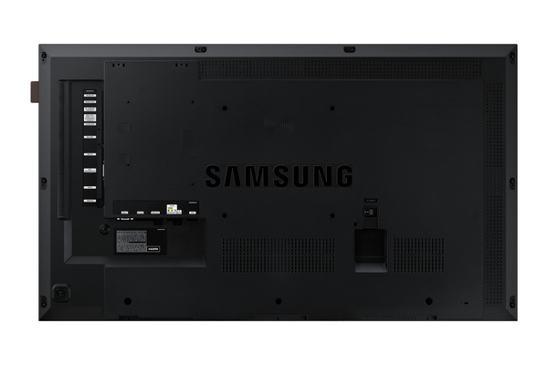 SAMSUNG DM40E 40inch Wide 16:9 Slim dir-LED 450nits Sp Bl VGA DVI 2xHDMI DP 1.2 in/out RS232 RJ45 SSSP Gen.3 (8GB) SD WiFi SBB-C PC