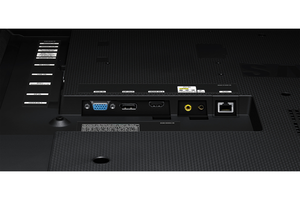 SAMSUNG DM40E 40inch Wide 16:9 Slim dir-LED 450nits Sp Bl VGA DVI 2xHDMI DP 1.2 in/out RS232 RJ45 SSSP Gen.3 (8GB) SD WiFi SBB-C PC