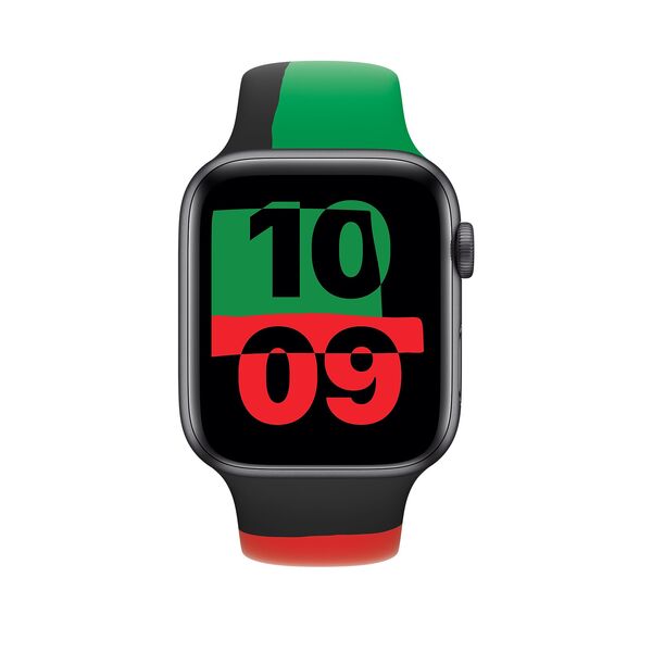 Apple Watch 44mm - sportband, Black Unity