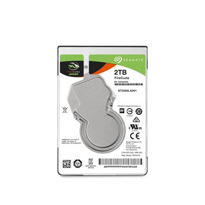 SEAGATE 2TB FireCuda, 2.5&quot;, SATA, 5400rpm, 128MB, Hybrid-HDD- levy