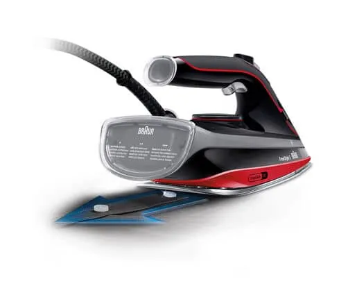 Braun FreeStyle 5 SI 5057 RD &aring;ngstrykj&auml;rn, 2700 W, 0,3 l, svart/r&ouml;d