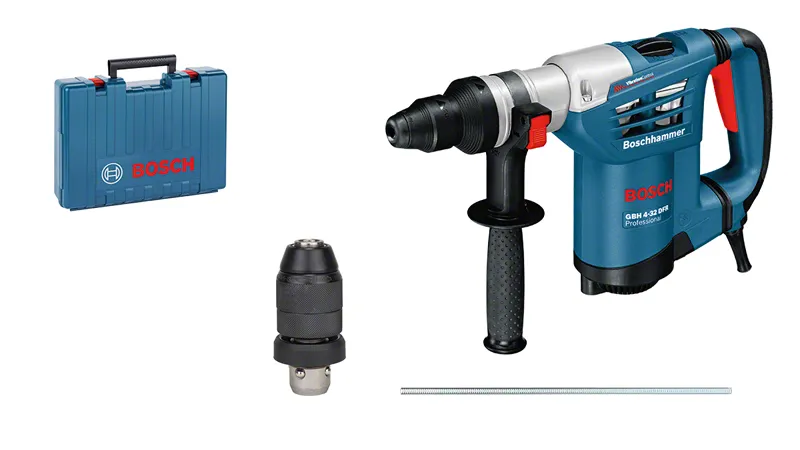 Bosch Combi Hammer GBH 4-32 DFR SET blue