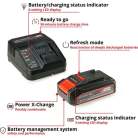 EINHELL Power X-Change &ndash; batteridriven sticks&aring;g 18 V, TE-JS 18/100, inkl. batteri 2,5 Ah och laddare