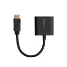 MicroConnect  DisplayPort – VGA - adapter, Black