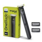Philips OneBlade QP1424/10 - hybridrakapparat och trimmer, kolgr&aring;