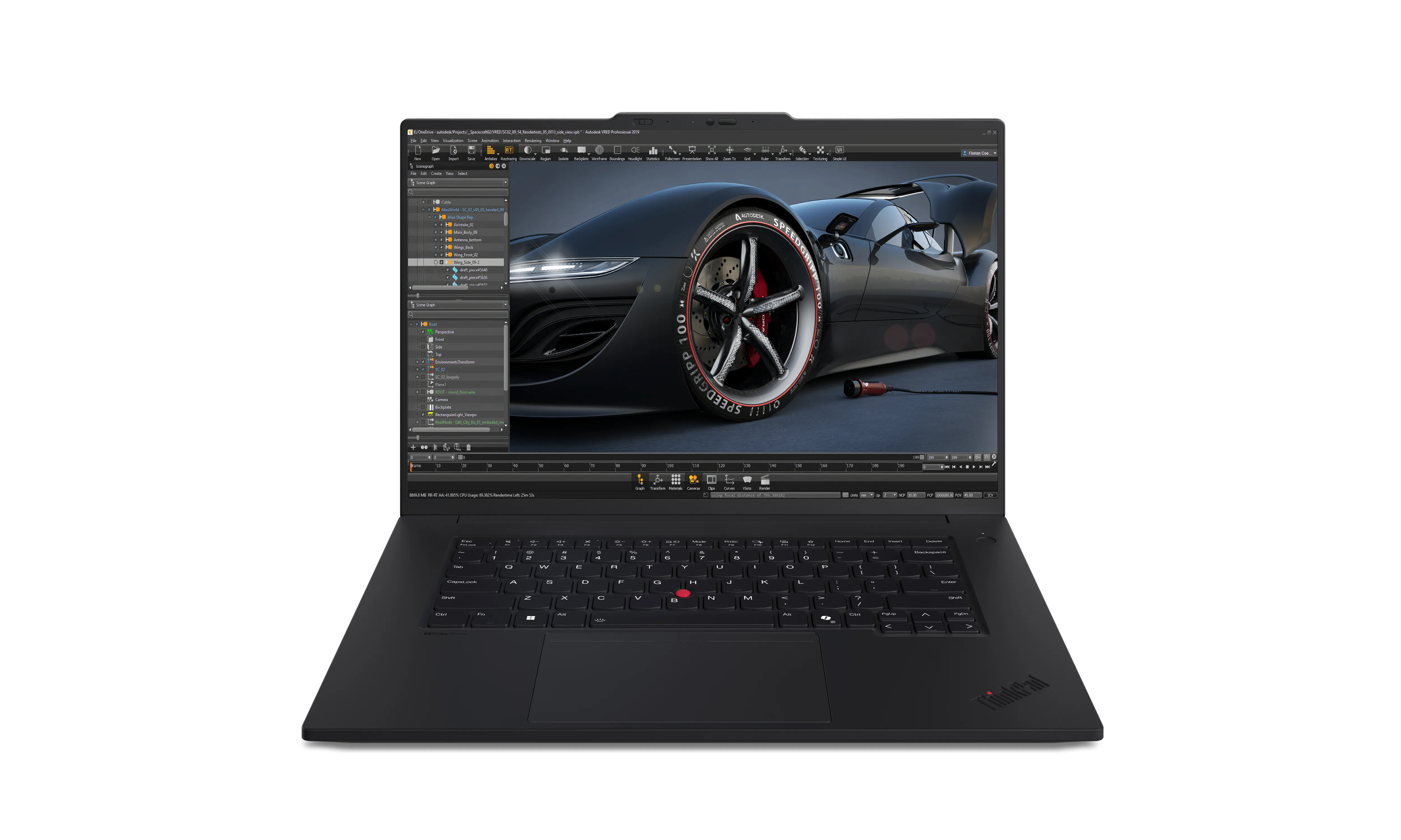 Lenovo ThinkPad P1 Gen 7 16" Ultra 7 165H, 32 GB, 1 TB, RTX 3000 Ada, Win 11 Pro - b&auml;rbar dator, svart