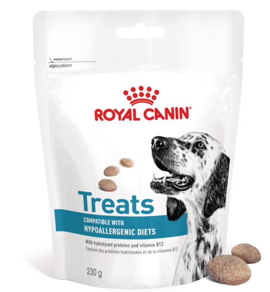 Royal Canin Veterinary Hypoallergenic Treats, Adult, 230g