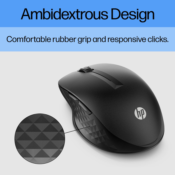 HP 430 Multi-Device Wireless Mouse, Black (Consumer)