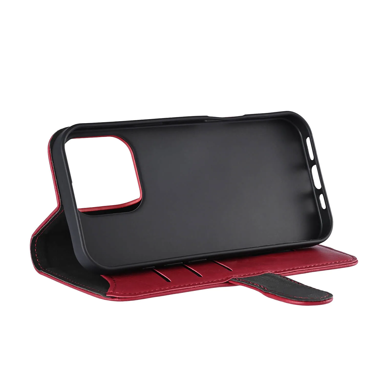 GEAR Wallet MagSeries, iPhone 16 Pro - plånboksfodral, Röd