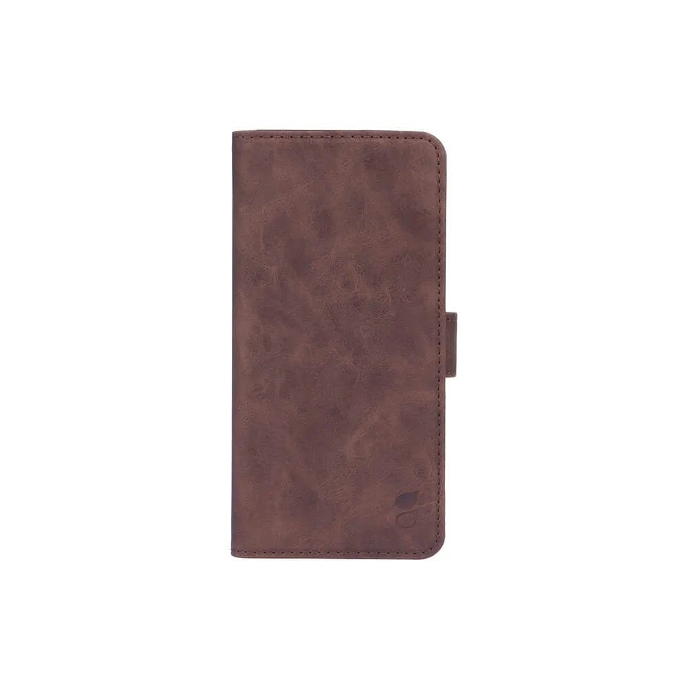 GEAR Wallet, Galaxy A72 - plånboksfodral, Brun