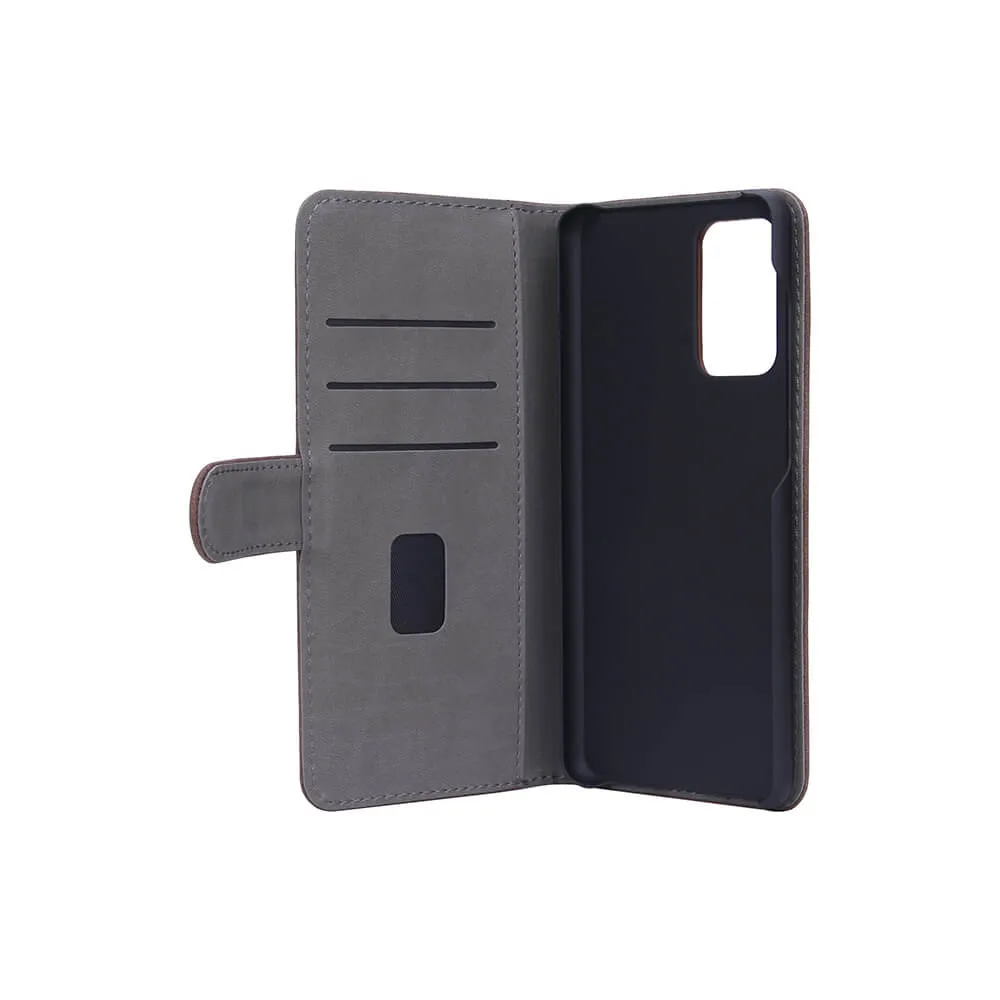 GEAR Wallet, Galaxy A72 - plånboksfodral, Brun