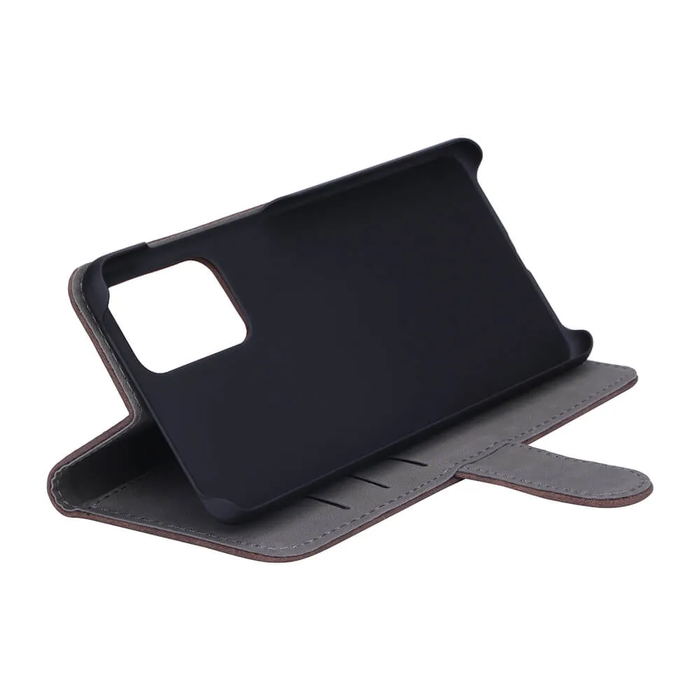 GEAR Wallet, Galaxy A72 - plånboksfodral, Brun